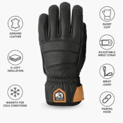 Guanti Hestra Women's Fall Line Glove Black