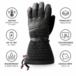 Guanti Lenz Heat Glove 6.0 Finger Cap Women Black
