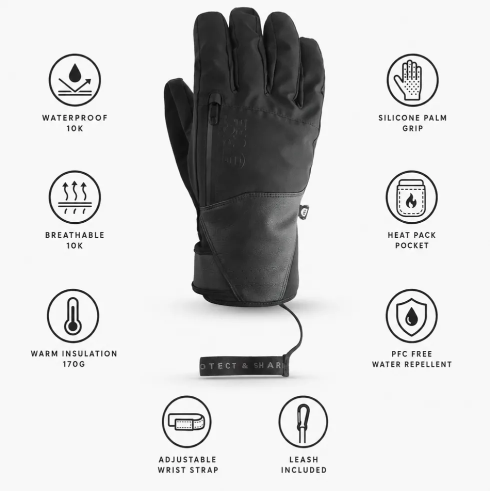 Guanti Picture Madson Gloves Black