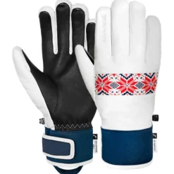 Guanti Reusch Charlize R-Tex® Xt White Dress Blue Fire Red