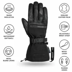 Guanti Reusch Duality R-Wool Black