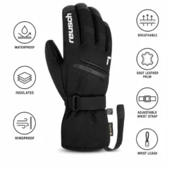 Guanti Reusch Morris Gore-Tex Black White
