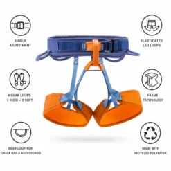 Imbracature Petzl Corax Lt Indigo Blue