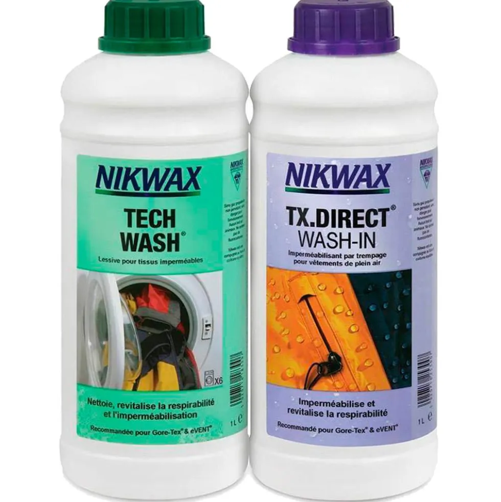 Impermeabilizzante Nikwax Twin-Pack 1L (Tech Wash + TX.Direct Wash In)