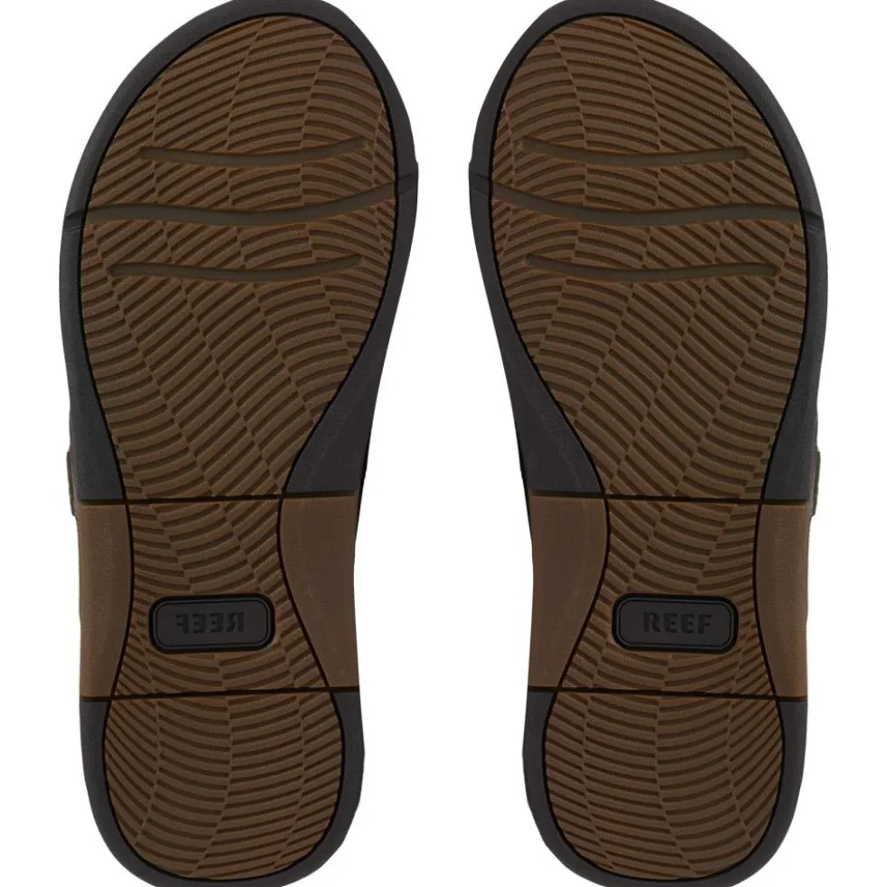 Infradito Reef Leather Offshore Dark Brown