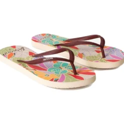 Infradito Rip Curl Mixed Bloom Open Toe Dark Chocolate