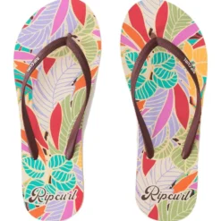 Infradito Rip Curl Mixed Bloom Open Toe Dark Chocolate