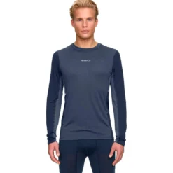 Intimo Tecnico Bjorn Daehlie Warm Wool Long Sleeve Dark Denim