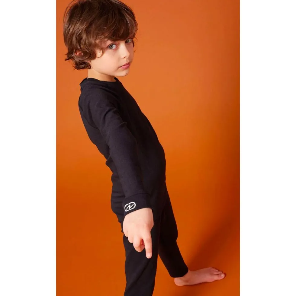 Intimo Tecnico Damart Sport Comfort Thermolactyl 4 Col Rond Jr Noir