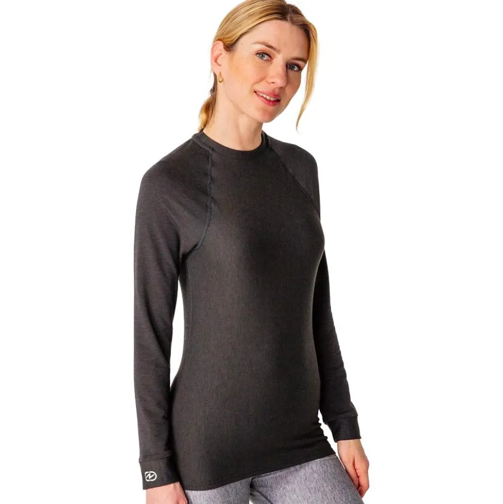 Intimo Tecnico Damart Sport Comfort Thermolactyl 3 Col Rond W Noir