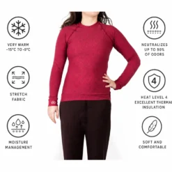 Intimo Tecnico Damart Sport Comfort Thermolactyl 4 W Rose Chine