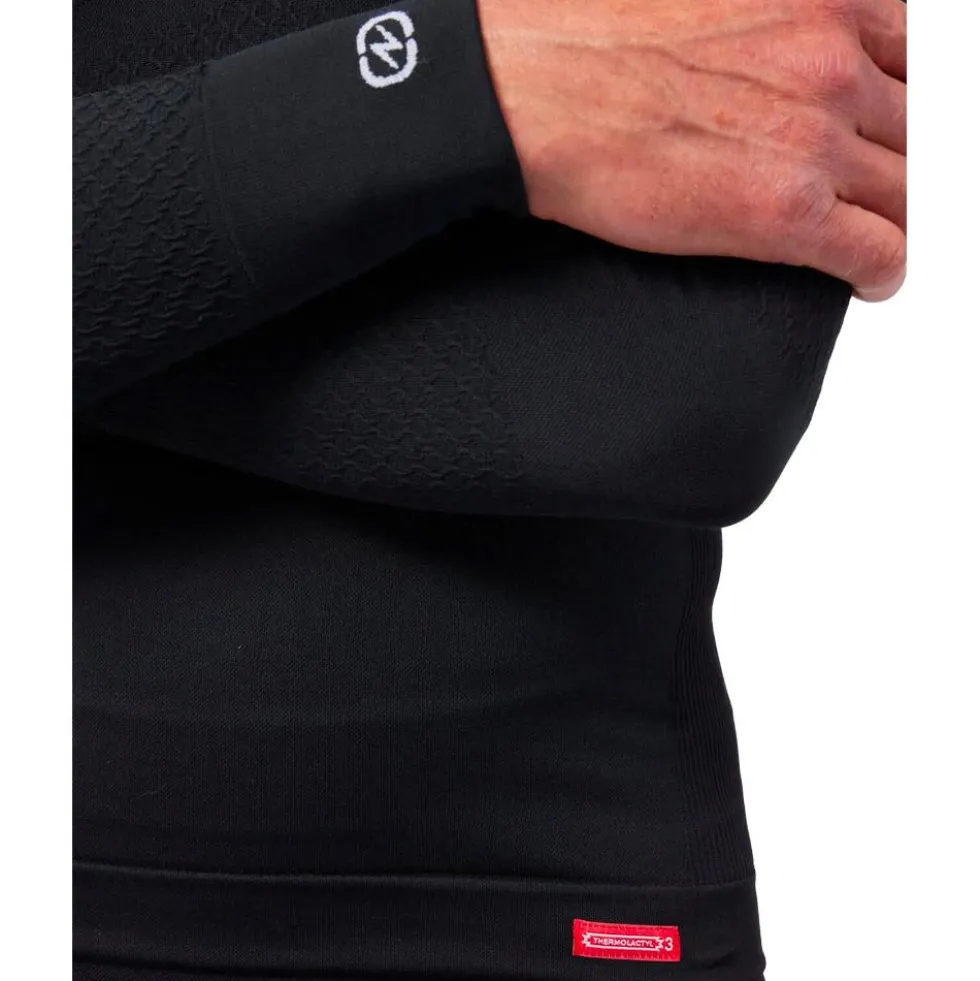 Intimo Tecnico Damart Sport Energy Thermolactyl 3 Col Zippe Noir