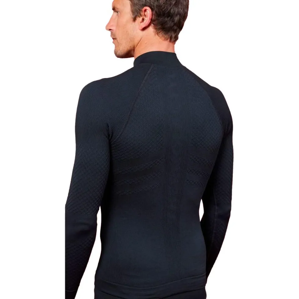 Intimo Tecnico Damart Sport Energy Thermolactyl 3 Col Zippe Noir