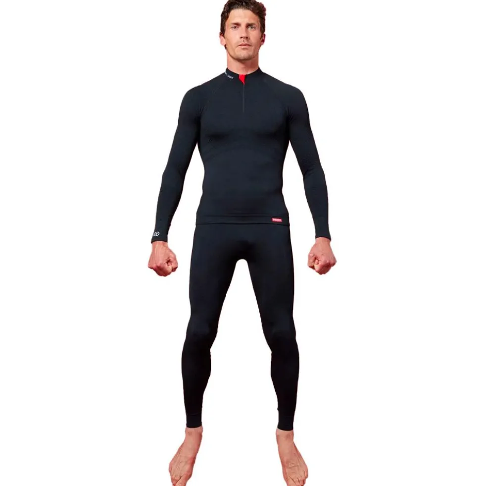 Intimo Tecnico Damart Sport Energy Thermolactyl 3 Col Zippe Noir