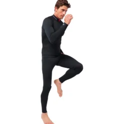 Intimo Tecnico Damart Sport Energy Thermolactyl 3 Col Zippe Noir