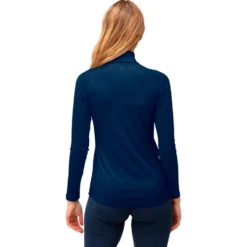 Intimo Tecnico Norrona PureUll Zip Neck W Indigo Night