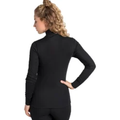 Intimo Tecnico Odlo Active Warm Eco Top Ls Halfzip Wmn Black Black