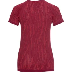 Intimo Tecnico Odlo Blackcomb Light Eco BI Top Crew Neck S/S Raspberry Fudge/ Space Dye