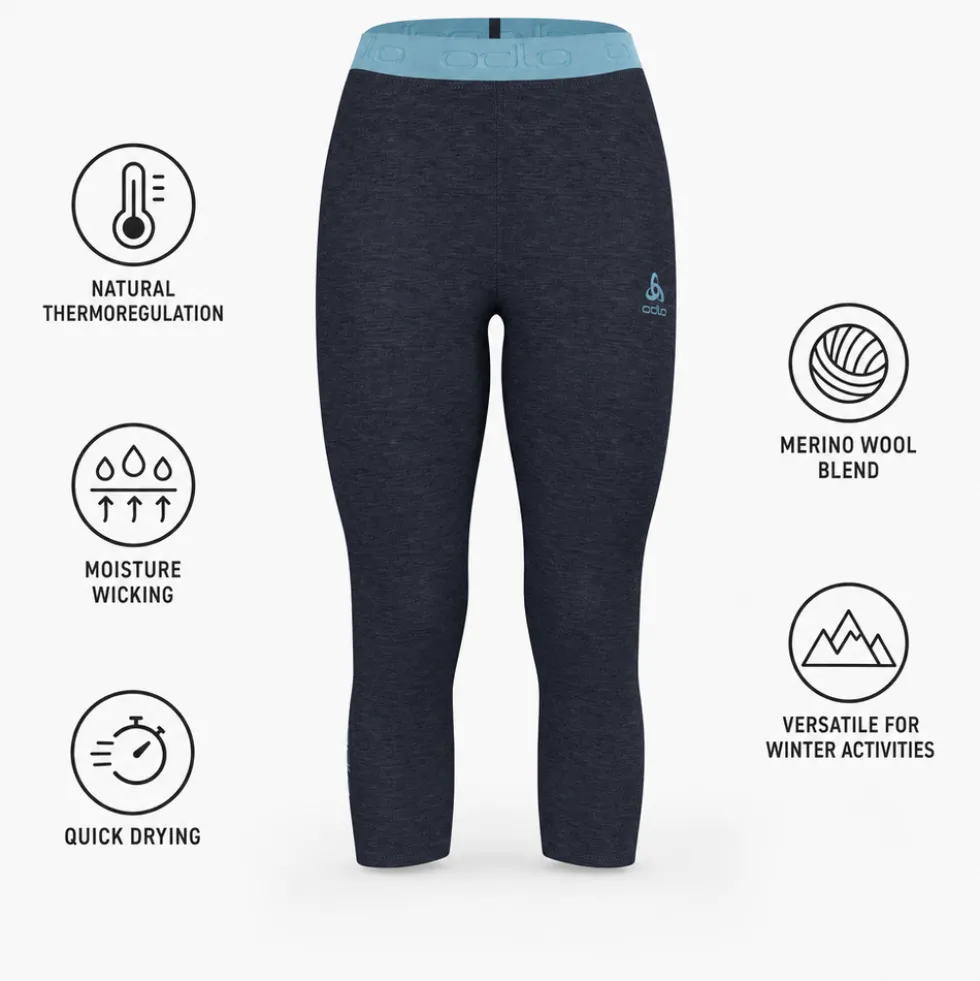 Intimo Tecnico Odlo Revelstoke Pw 150 Bottom W Provincial Blue Dark Sapphir