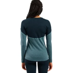 Intimo Tecnico Odlo Revelstoke Pw 150 Top W Provincial Blue Dark Sapphir