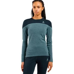 Intimo Tecnico Odlo Revelstoke Pw 150 Top W Provincial Blue Dark Sapphir