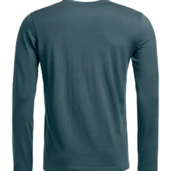 Intimo Tecnico Ortovox 185 Rock'n'wool Long Sleeve M Dark Artic Grey