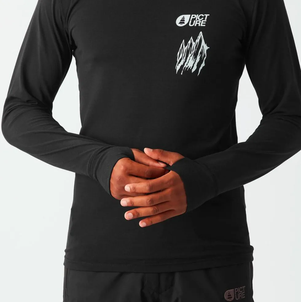 Intimo Tecnico Picture Lhotse Top Black