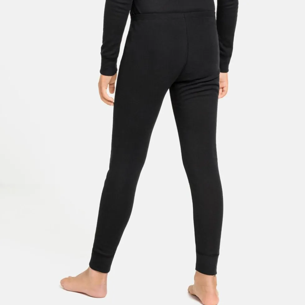 intimo tecnico sci di fondo Odlo Active Warm Eco Kids BI Bottom Long Black