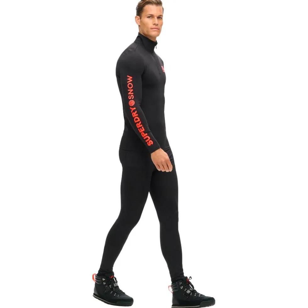 Intimo Tecnico Superdry Base Layer Legging Black