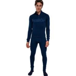 Intimo Tecnico Swix Racex Merino Half Zip Dark Navy