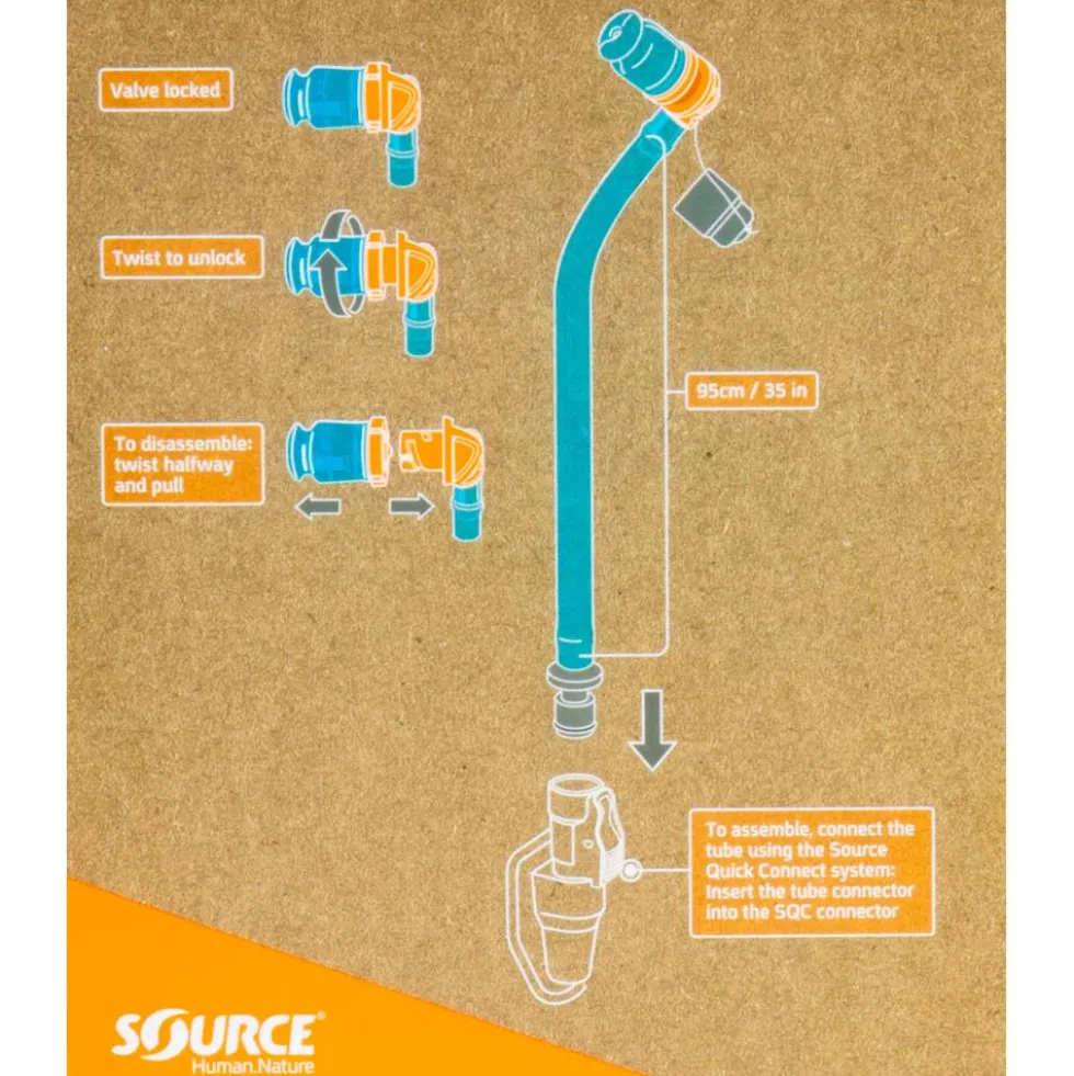 Kit tubi Source Helix Tube Kit Light Blue