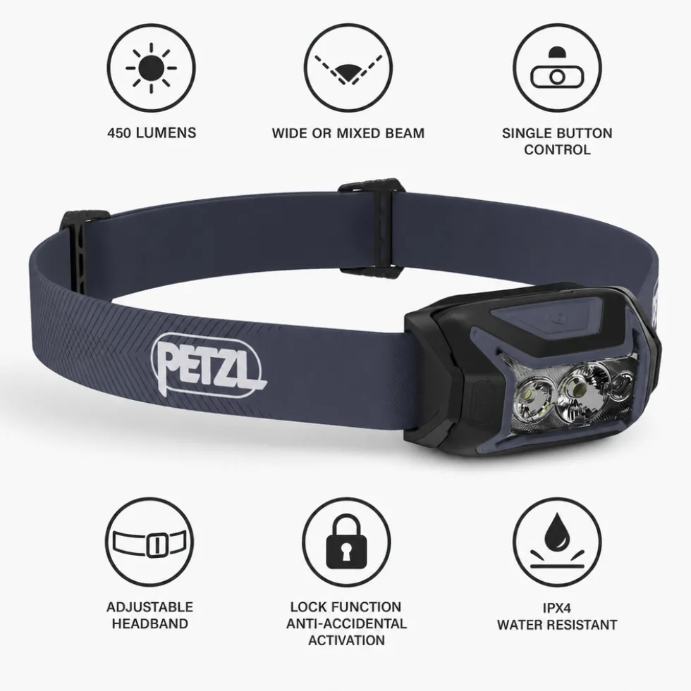 Lampade frontali Petzl Actik Navy Black
