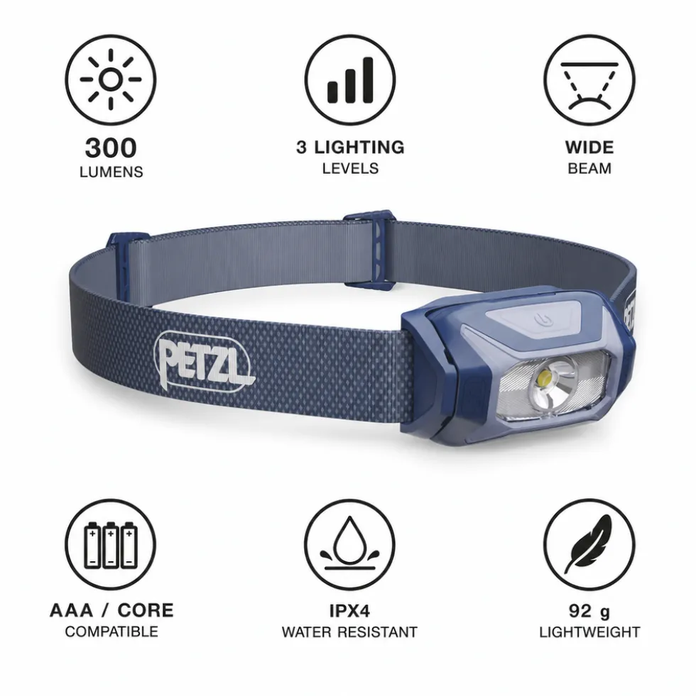 Lampade frontali Petzl Tikkina Blue