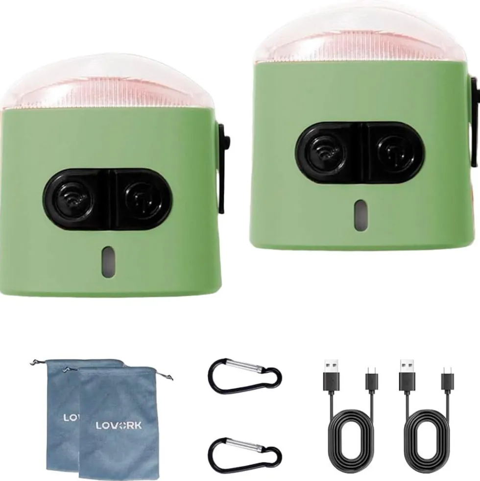 Lanterne Lovork Clipsy (Lot De 2) Green