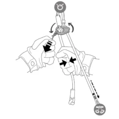 Longe arrampicata Petzl Connect Adjust