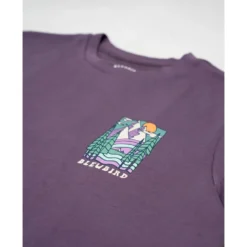 Maglietta Bleubird Trailhead Cropped Plum