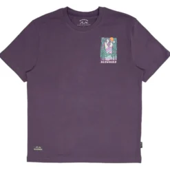 Maglietta Bleubird Trailhead Cropped Plum