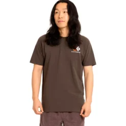 Maglietta da arrampicata Black Diamond M Faded Ss Tee Basalt
