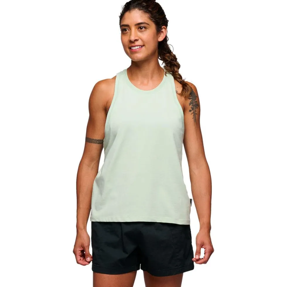 Maglietta da arrampicata Black Diamond W Project Muscle Tank Foam Green