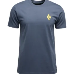 Maglietta da arrampicata Black Diamond M Shredded Short Sleeve Tee Shirt Charcoal