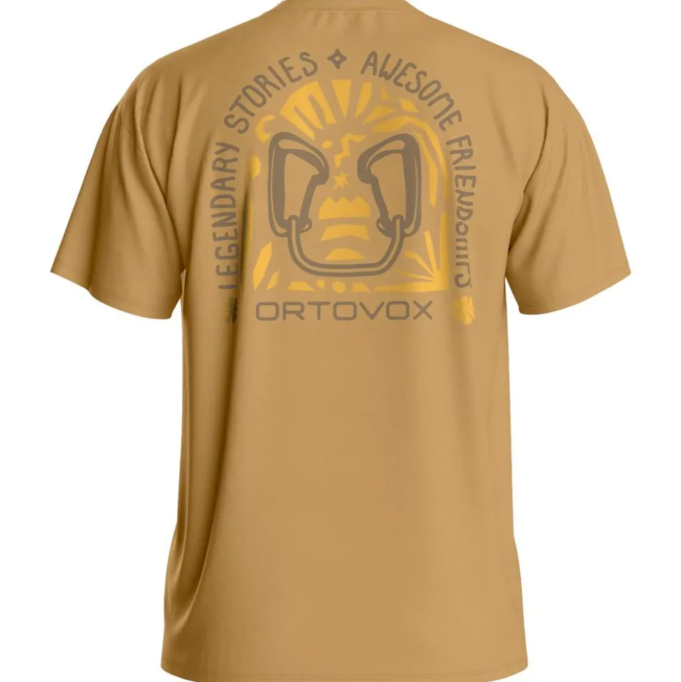 Maglietta da arrampicata Ortovox 150 Cool Climbing Vibes Wild Cumin