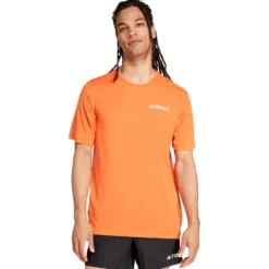 Maglietta da trail adidas Xpr Tee Shirt Short Sleeve Semi Impact Orange