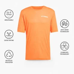 Maglietta da trail adidas Xpr Tee Shirt Short Sleeve Semi Impact Orange