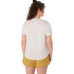 Maglietta da trail Asics Fujitrail Logo Ss Top Cream