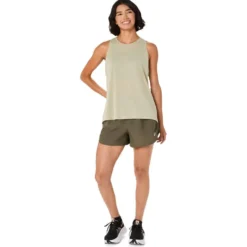 Maglietta da trail Asics Nagino Run Adjustable Tank Khaki