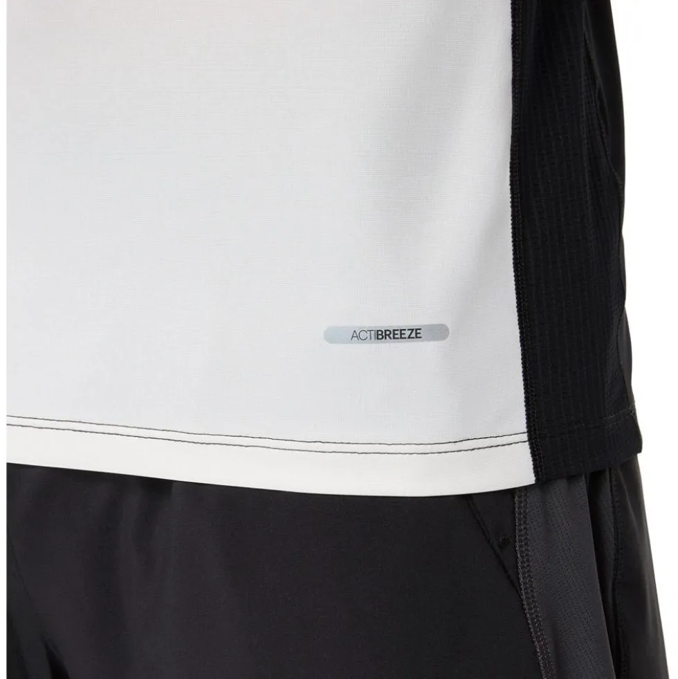 Maglietta da trail Asics Road Fade Short Sleeve Black Cream