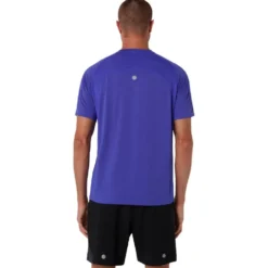 Maglietta da trail Asics Road Fade Short Sleeve Cobalt Burst Illuminate Green