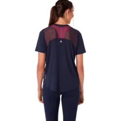 Maglietta da trail Asics Road Short Sleeve W Midnight