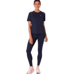 Maglietta da trail Asics Road Short Sleeve W Midnight