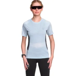 Maglietta da trail Bjorn Daehlie T-Shirt Tech Wool Wmn Blue Aura Blue Aura